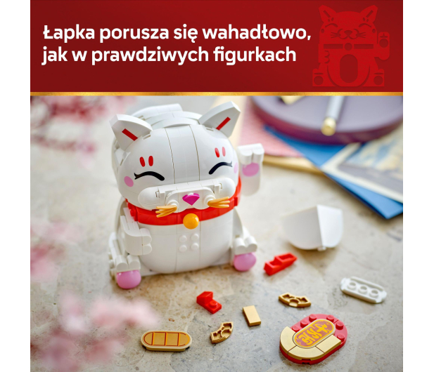 LEGO ICONIC 40813 Japoński kot szczęścia - 1473439 - zdjęcie 6